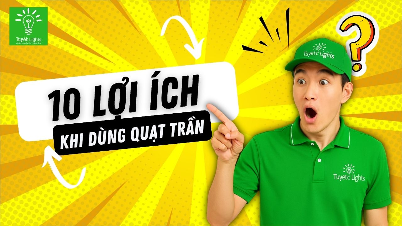 10 LỢI ÍCH CỦA QUẠT TRẦN MÀ BẠN KHÔNG THỂ BỎ QUA